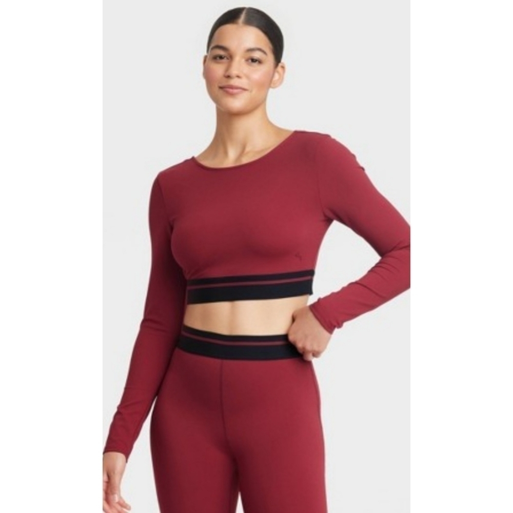 NEW JoyLab Cropped Long Sleeve Top